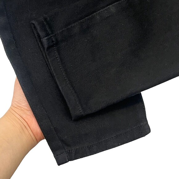 One Teaspoon Super Dupers Jeans Cropped Skinny Black Dark Wash Women’s Size 28 - Picture 8 of 12